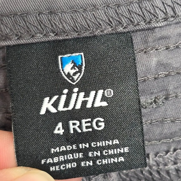 Kuhl‎ Freya Pants Womens 4 Regular Gray Drawstring Stretch Straight Hiking Trail - Picture 6 of 16